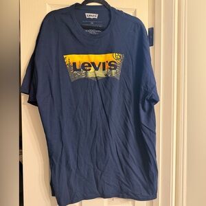 Levi's Navy Blue Graphic T-Shirt for Men 2x